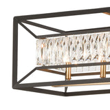 Starlight 42'' Wide 6-Light Linear Chandelier - Charcoal 11186/6 Elk Lighting