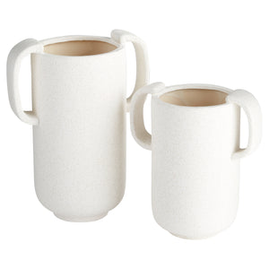 Didactic Vase  White 11191 Cyan Design