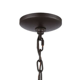 Concentric 9'' Wide 1-Light Mini Pendant - Oil Rubbed Bronze 11192/1 Elk Lighting