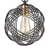 Concentric 9'' Wide 1-Light Mini Pendant - Oil Rubbed Bronze 11192/1 Elk Lighting