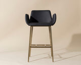 Lucano Barstool - Gold, Bravo Black 111930  Sunpan