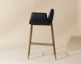 Lucano Barstool - Gold, Bravo Black 111930  Sunpan