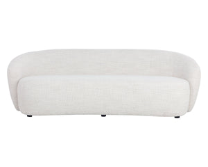 Sunpan Lorne Boucle Upholstered Sofa with Curved Arms for Modern Living Rooms 111939V