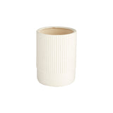 Harmonica Vase White 11197 Cyan Design