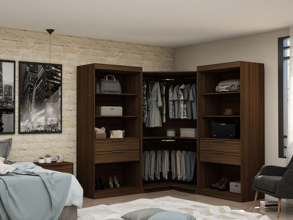 Manhattan Comfort Mulberry Contemporary - Modern Wardrobe/ Armoire/ Closet Brown 111GMC5