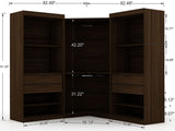 Manhattan Comfort Mulberry Contemporary - Modern Wardrobe/ Armoire/ Closet Brown 111GMC5
