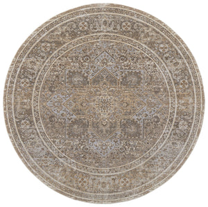 Feizy Rugs Celene Vintage-inspired Floral Medallion Rug – Luxurious Machine-made Design For Timeless Elegance Tan,Brown,Ivory Viscose,Polyester Cel39kxfbgegryn97