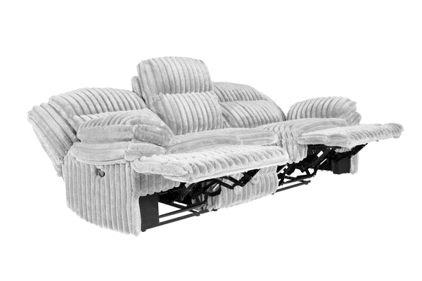English Elm Living Room Reclining Couch Set - 2Pc Manual Motion Sofa With Console, Cup Holders & Storage Drawer B011S01741
