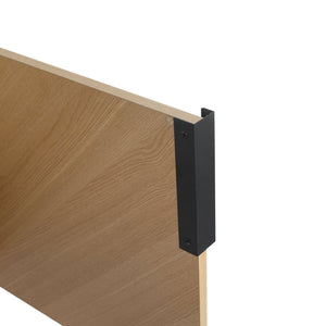 English Elm 36" Wall Mounted Vanity with Artificial Stone Top, Soft-Close Doors, Oak Finish, Durable Plywood W999P373498