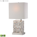 Sterling 17'' High 1-Light Table Lamp - Chrome - Includes LED Bulb 112-1155-LED Elk Home