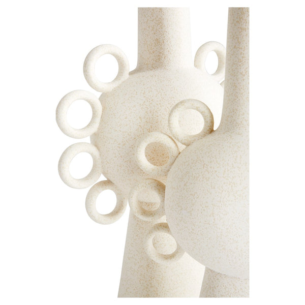 Ringlets Vase White 11205 Cyan Design