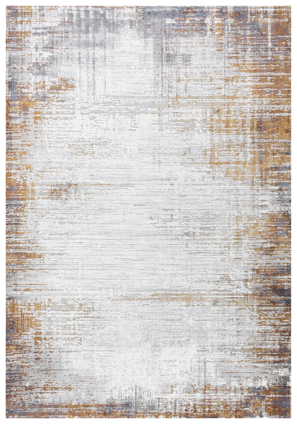 Alora Decor Opal Persian-Inspired Vintage Rug In Soft Blue Neutrals — Power-Loomed, Durable, Low-Maintenance Finish 3'11" x 5'6" 11211210537543156