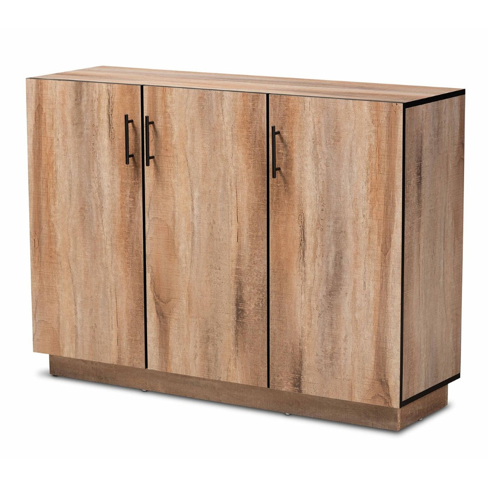 Baxton Studio Baxton Studio Modern Oak 3-Door Sideboard Buffet - Stylish Storage Solution for Dining Rooms & More MPC8016-Natural-Sideboard