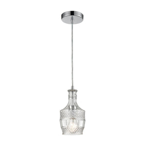 Twickenham 5'' Wide 1-Light Mini Pendant - Clear 1122-053 Elk Home