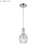 Twickenham 5'' Wide 1-Light Mini Pendant - Clear 1122-053 Elk Home