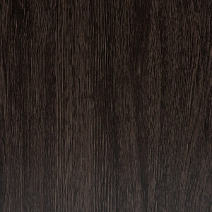 Baxton Studio Baxton Studio Glover Modern 2-Drawer Nightstand with Open Shelf, Dark Brown Wood & Black Metal Legs NS8016-Dark Brown-NS