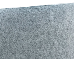 Sunpan Mircea Sculptural Curved Lounge Chair Fully Upholstered for Contemporary Living Rooms 112201