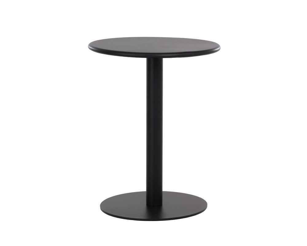 Sunpan Costello Outdoor Round Pedestal Bistro Table Powder Coated Aluminum Patio Dining 112246V