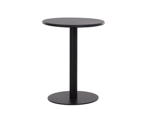 Sunpan Costello Outdoor Round Pedestal Bistro Table Powder Coated Aluminum Patio Dining 112246V