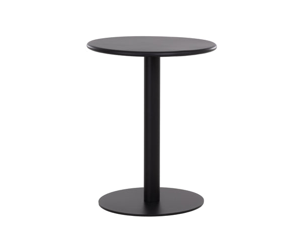 Sunpan Costello Outdoor Round Pedestal Bistro Table Powder Coated Aluminum Patio Dining 112246V