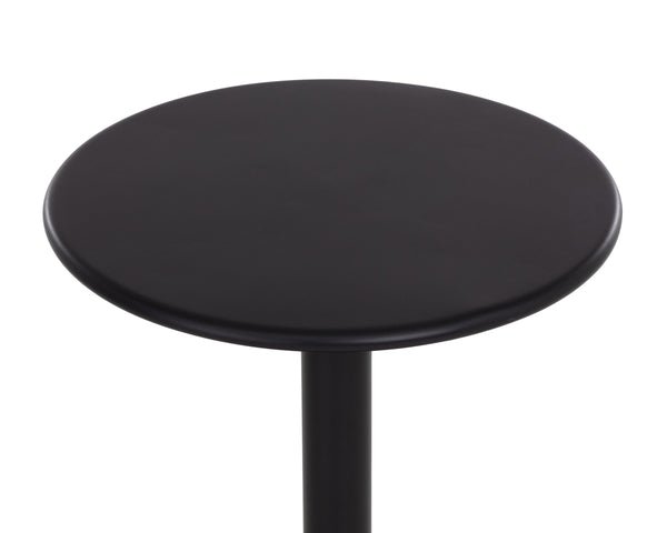 Sunpan Costello Outdoor Round Pedestal Bistro Table Powder Coated Aluminum Patio Dining 112246V