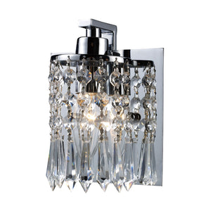 Optix 5'' Wide 1-Light Vanity Light - Polished Chrome 11228/1 Elk Lighting