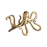 Octopus Shelf Decor Sculpture Aged Brass 11239 Cyan Design