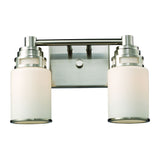 Bryant 14'' Wide 2-Light Vanity Light - Satin Nickel 11265/2 Elk Lighting