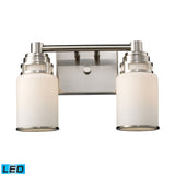 Bryant 14'' Wide 2-Light Vanity Light - Satin Nickel 11265/2-LED Elk Lighting