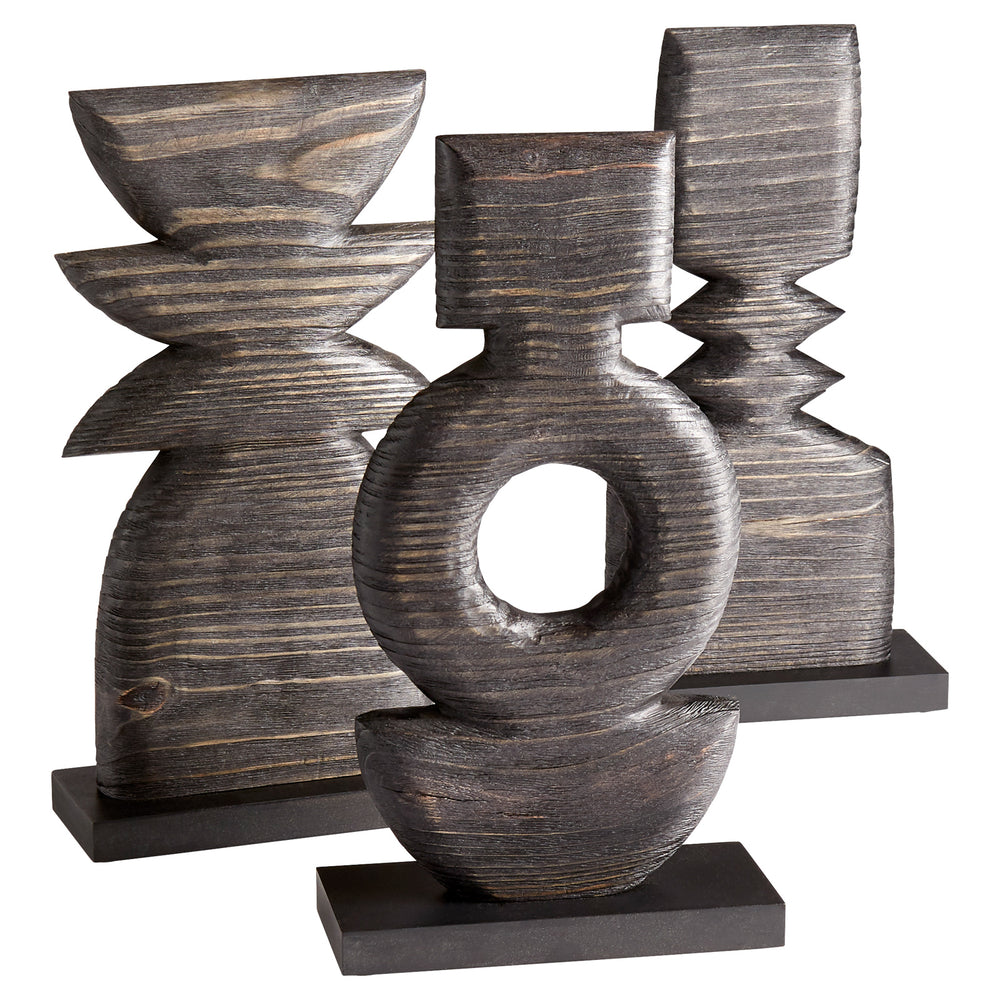 Dark Crescent Sculpture Black 11281 Cyan Design