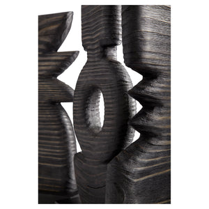 Dark Oval Sculpture  Black 11279 Cyan Design