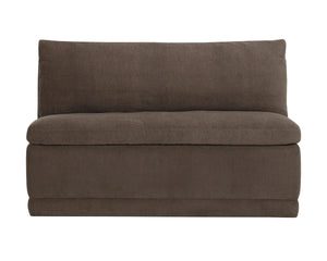 Sunpan Donatella Banquette Upholstered Dining Bench for Lounge and Nook Seating Areas Brown 112851