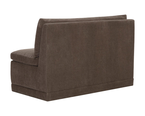 Sunpan Donatella Banquette Upholstered Dining Bench for Lounge and Nook Seating Areas Brown 112851