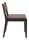 Roxas Dining Chair - Set of 2 Brown 109979 Zuo Modern