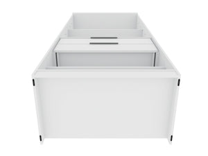 Manhattan Comfort Mulberry Contemporary - Modern Wardrobe/ Armoire/ Closet White 112GMC1