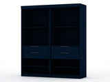 Manhattan Comfort Mulberry Contemporary - Modern Wardrobe/ Armoire/ Closet Tatiana Midnight Blue 112GMC4