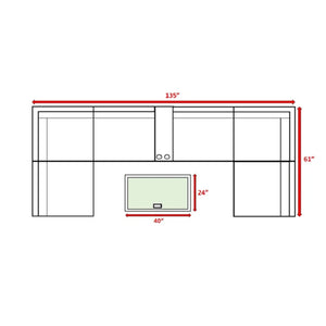 English Elm Fully Assembled 4-Piece Rattan Patio Seating Set With Cushions – Stylish Comfort For Outdoor Living B120S00156