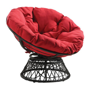 OSP Home Furnishings Papasan Chair Red