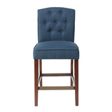 Madison Park Marian Modern/Contemporary Tufted Counter Stool MP104-0055 Navy