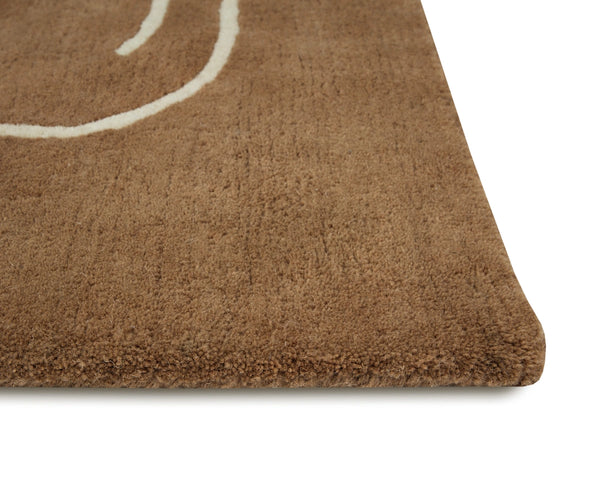 Sunpan Tilda Hand Tufted Wool Area Rug Abstract Linear Pattern for Living Room Decor 9' X 12' 113011