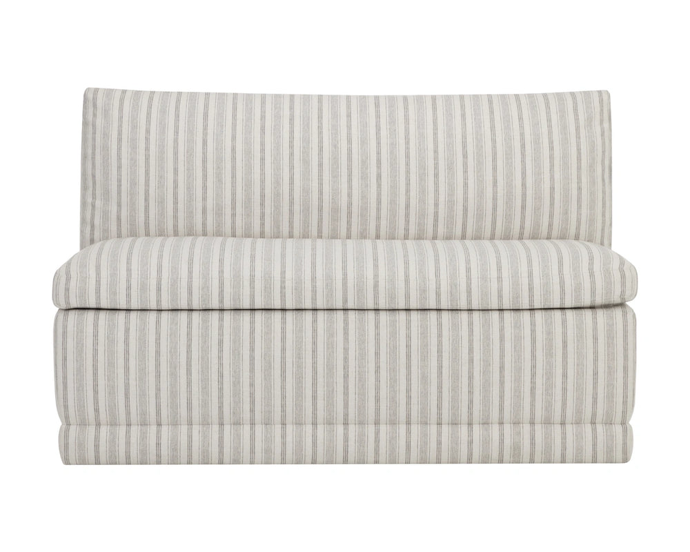 Sunpan Donatella Banquette Upholstered Dining Bench for Lounge and Nook Seating Areas Cream 113018