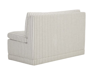 Sunpan Donatella Banquette Upholstered Dining Bench for Lounge and Nook Seating Areas Cream 113018