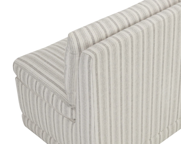 Sunpan Donatella Banquette Upholstered Dining Bench for Lounge and Nook Seating Areas Cream 113018