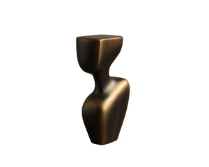 Sunpan Neferet Concrete Sculpture with Bronze Finish Handcast Anthropomorphic Modern Decor 113049
