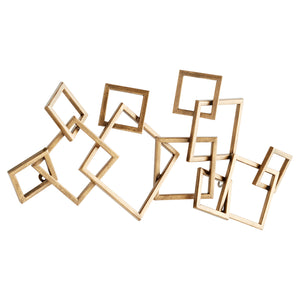 Soft Symphony Wall Decor Antique Brass 11306 Cyan Design