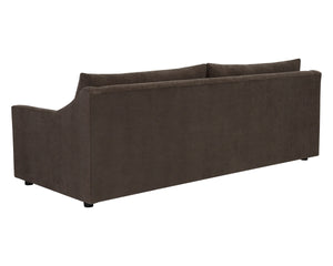Sunpan Bramwell Sculptural Sofa with Bench Cushion and Lumbar Pillows for Modern Living 113096