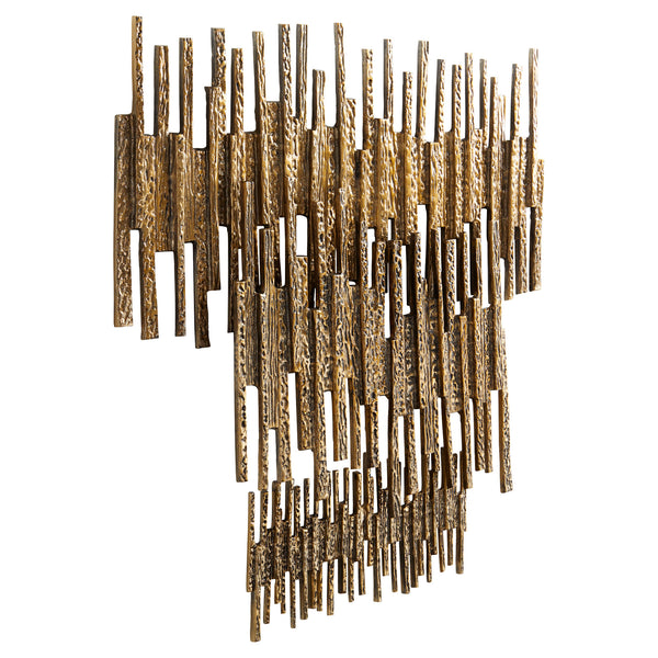 Ledger Wall Decor Antique Brass 11310 Cyan Design