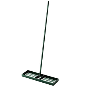 English Elm Heavy Duty 36 Inch Wide Lawn Leveling Rake with Powder Coated Rust Resistant Metal Frame T3971P481636