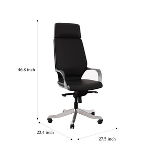 IDEAZ Highback Leather Chair Black 1132UFO