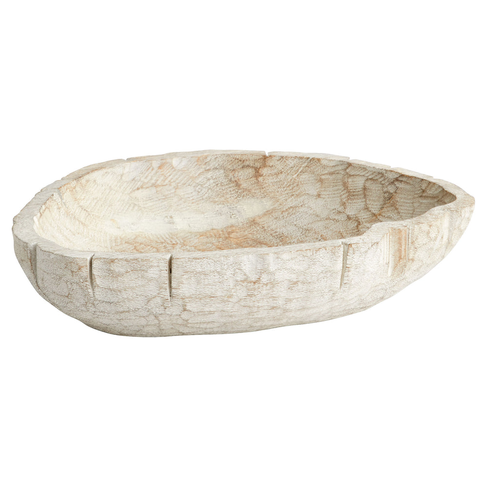 Celina Tray Whitewashed 11337 Cyan Design